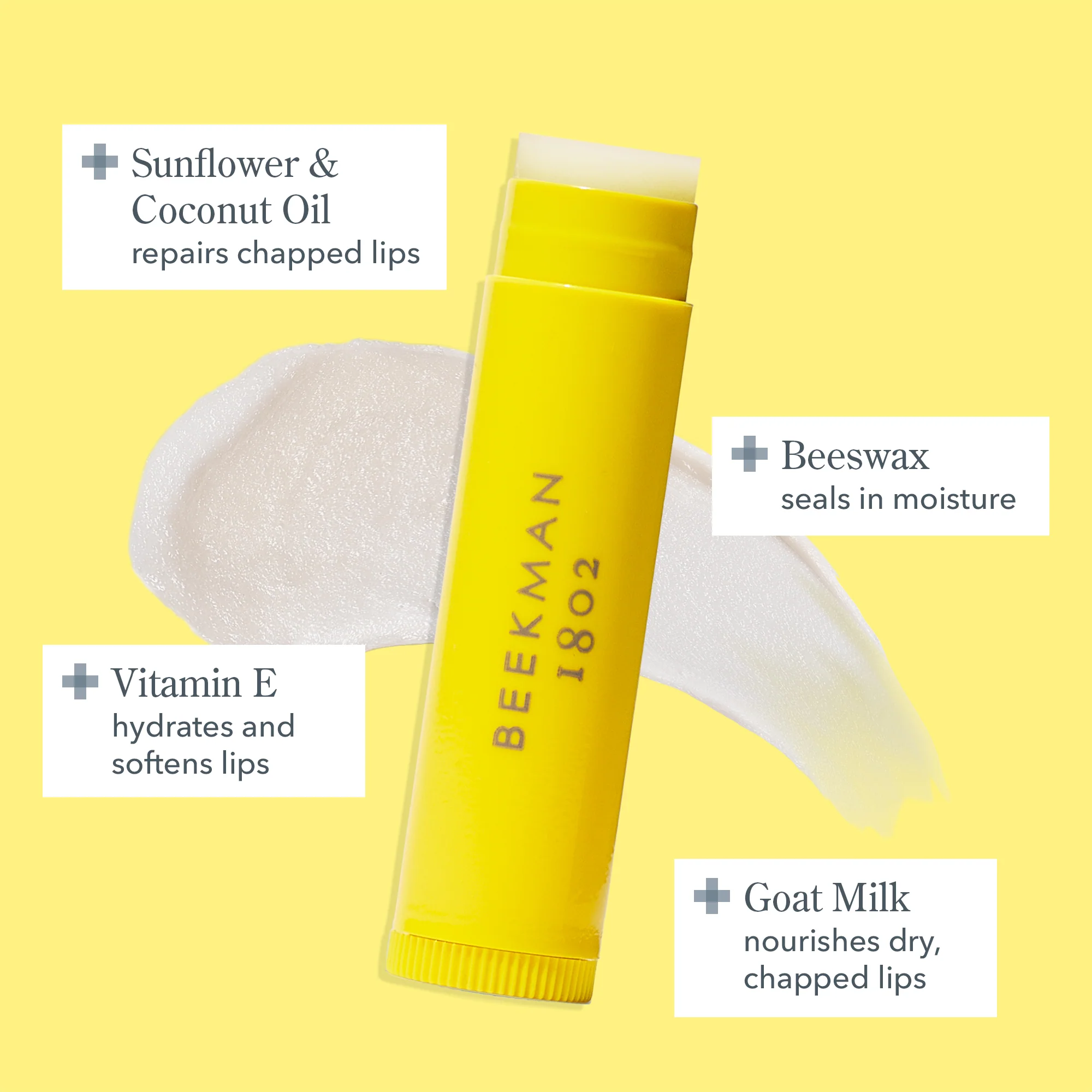 Coconut Cream Lip Balm Set of 3 - Image 3