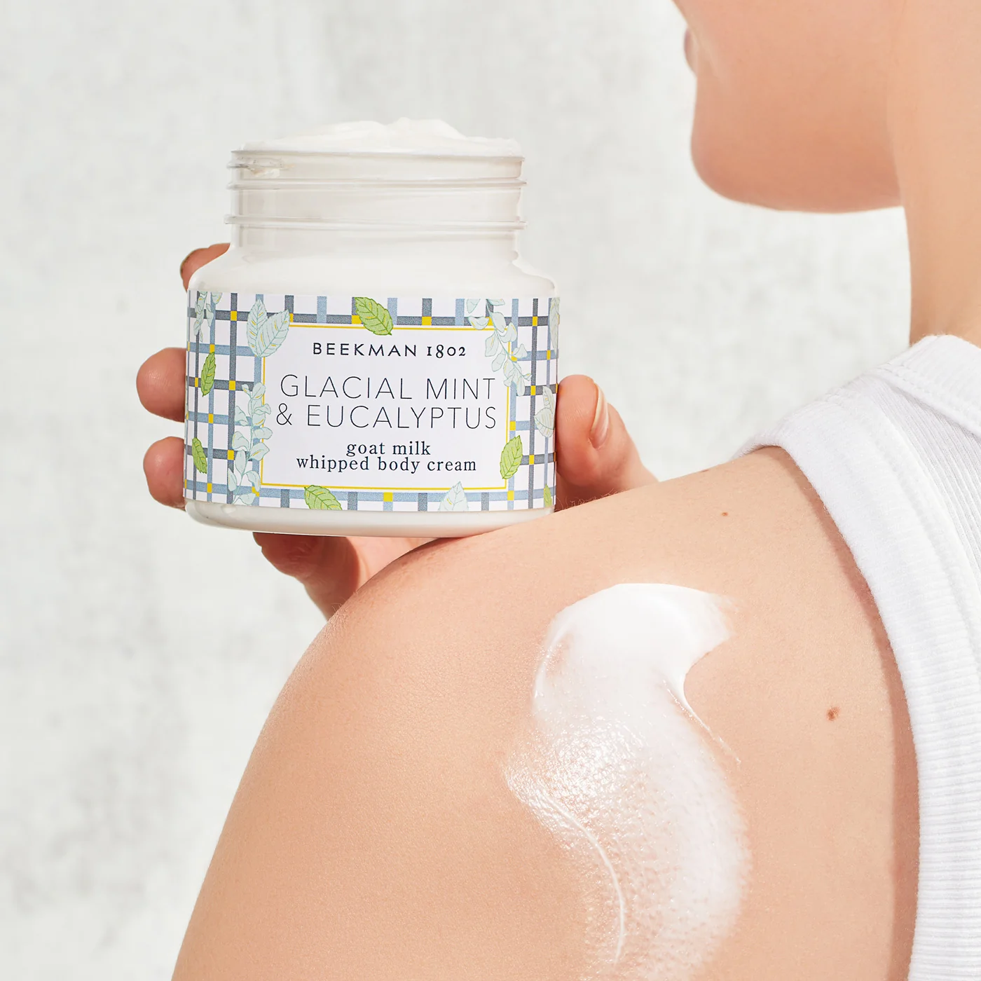 Glacial Mint & Eucalyptus Whipped Body Cream Set of 2 - Image 8